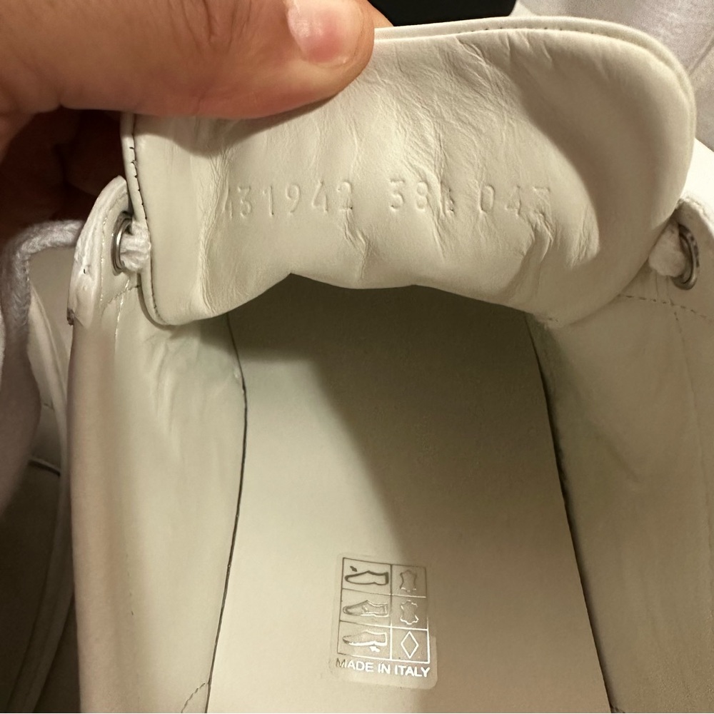 NEW Gucci new ace leather white sneakers bee size 38.5 - Picture 7 of 7